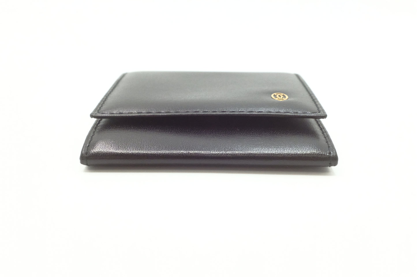Cartier Coin Case in Black Leather