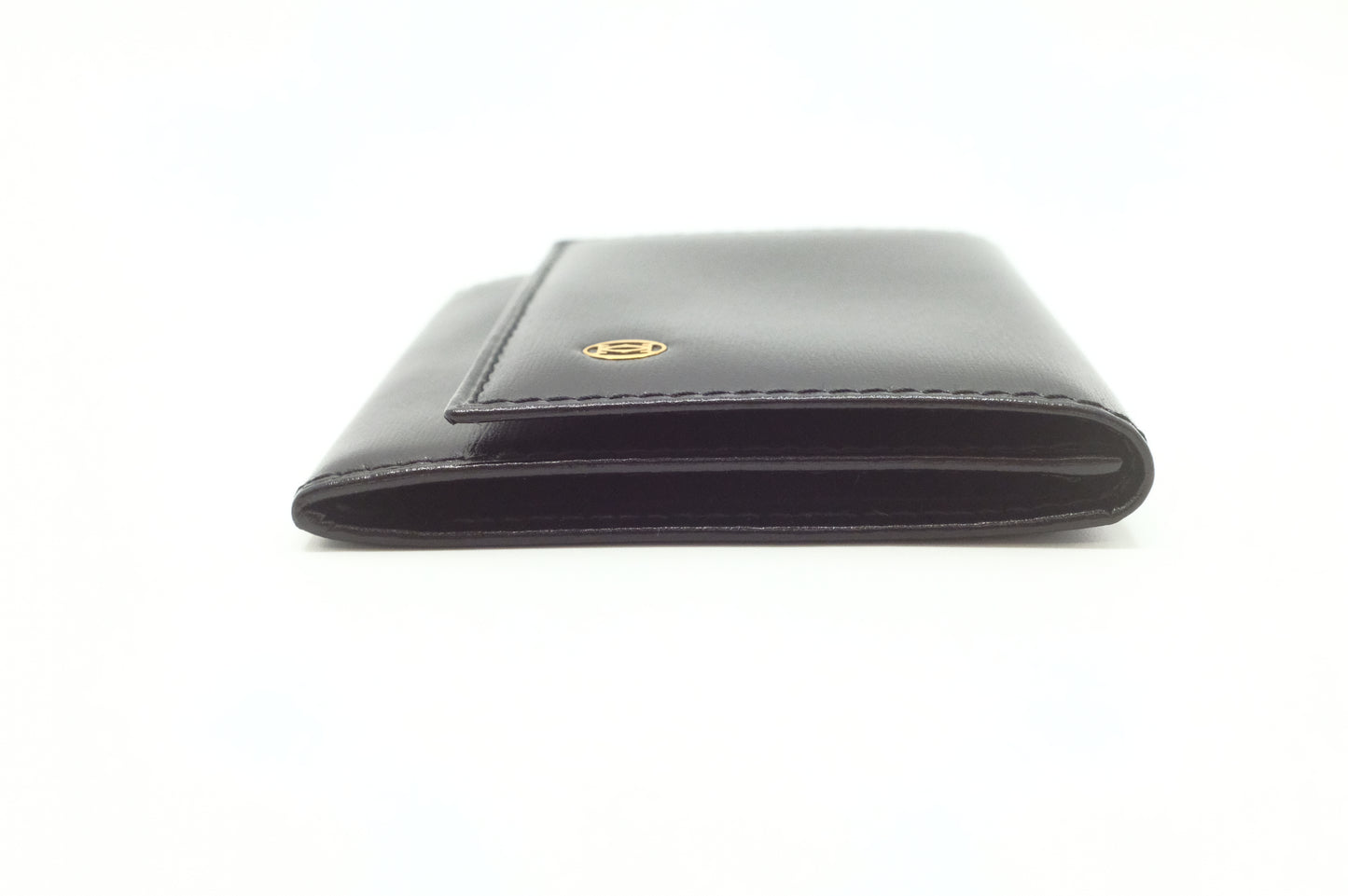 Cartier Coin Case in Black Leather