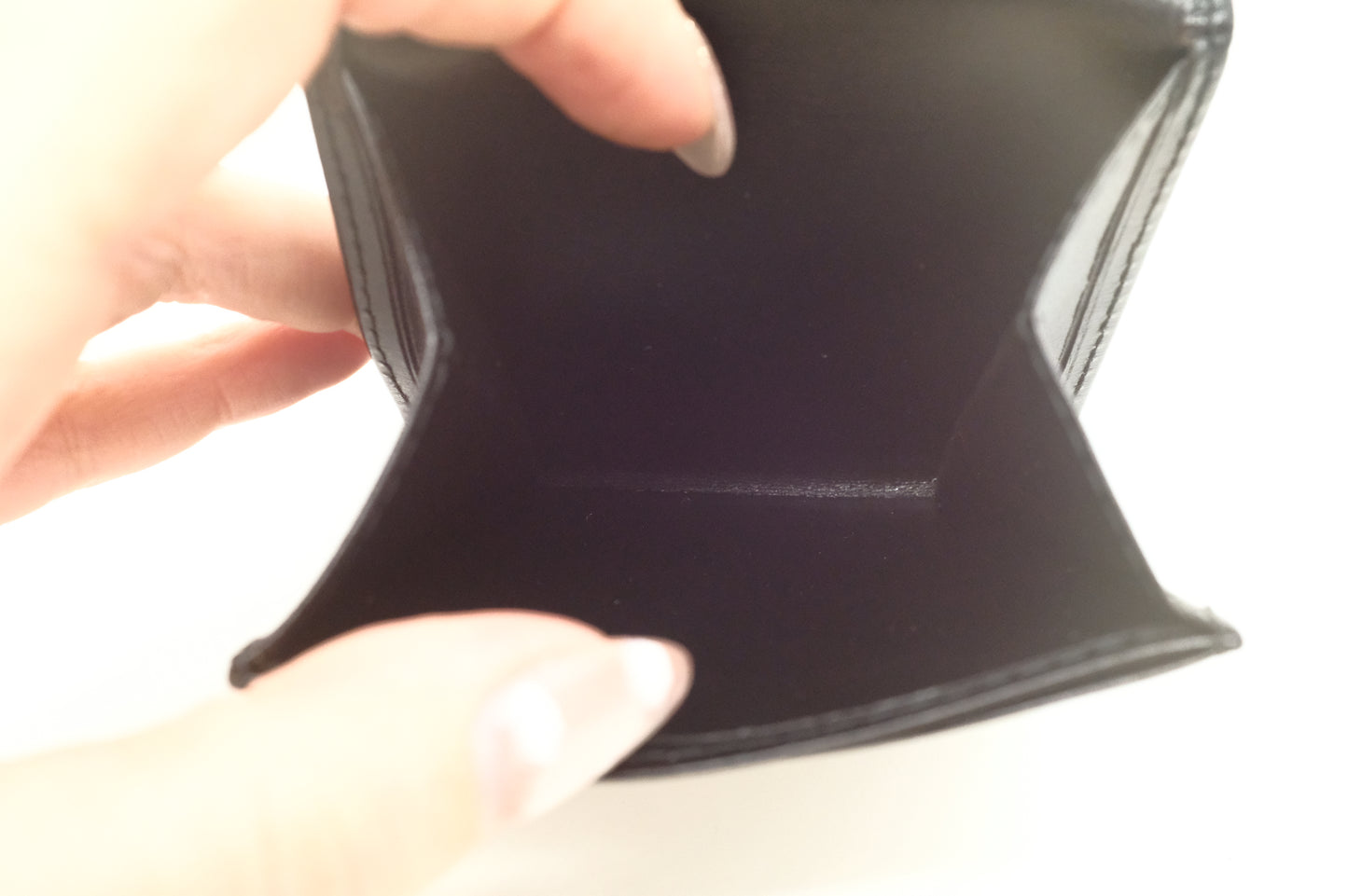 Cartier Coin Case in Black Leather