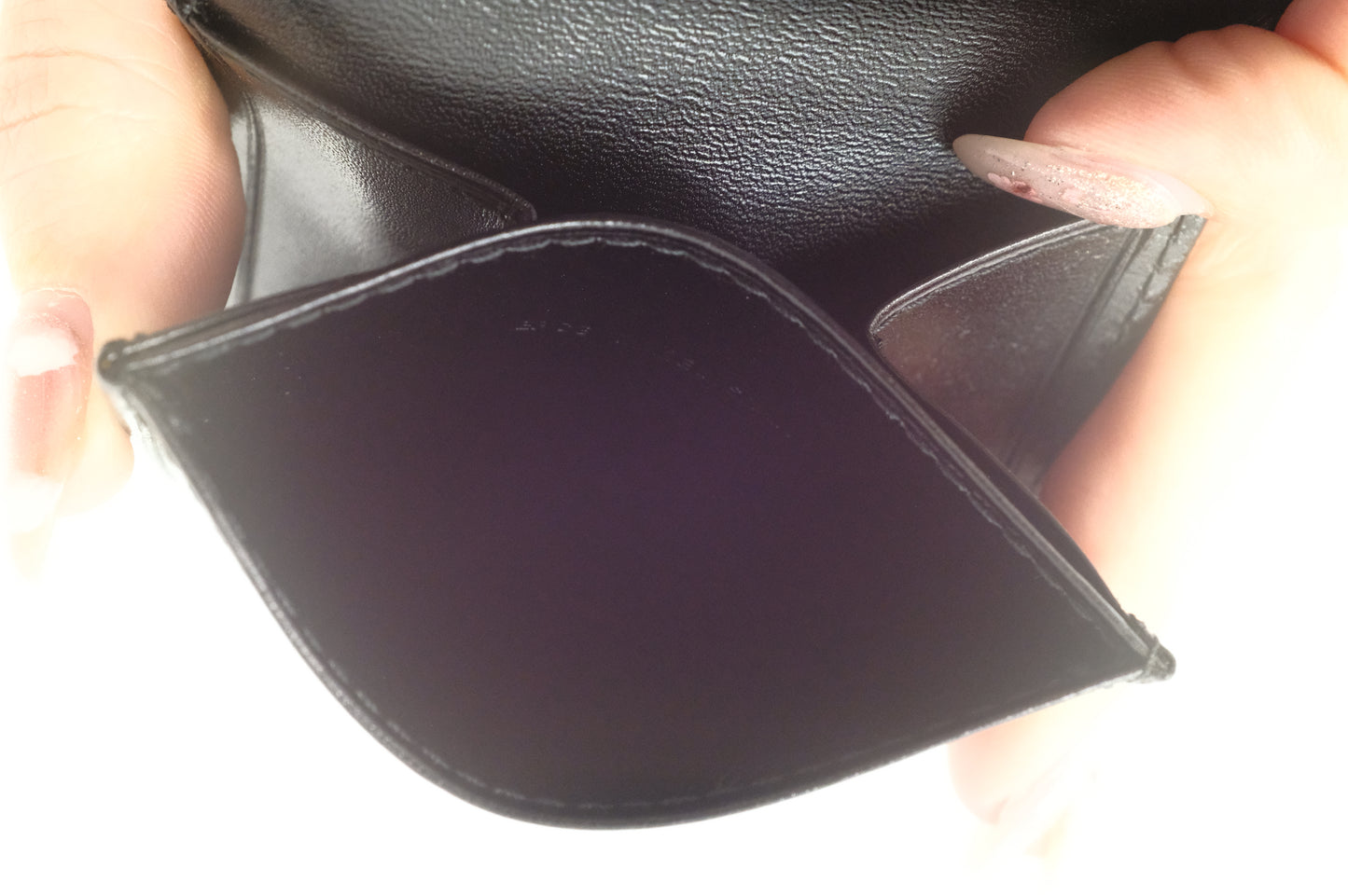 Cartier Coin Case in Black Leather