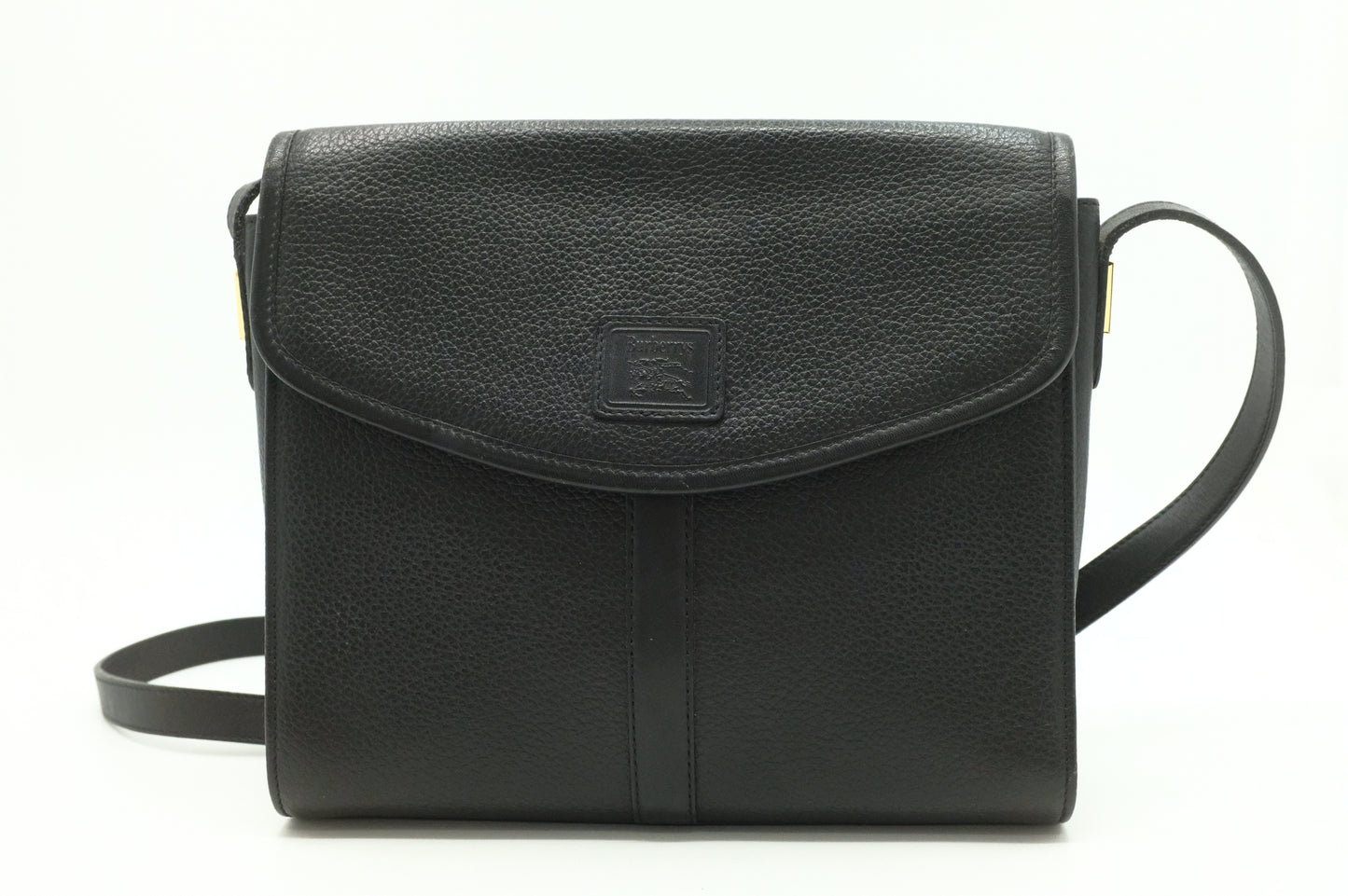 Burberry Shoulder Bag in Black Leather
