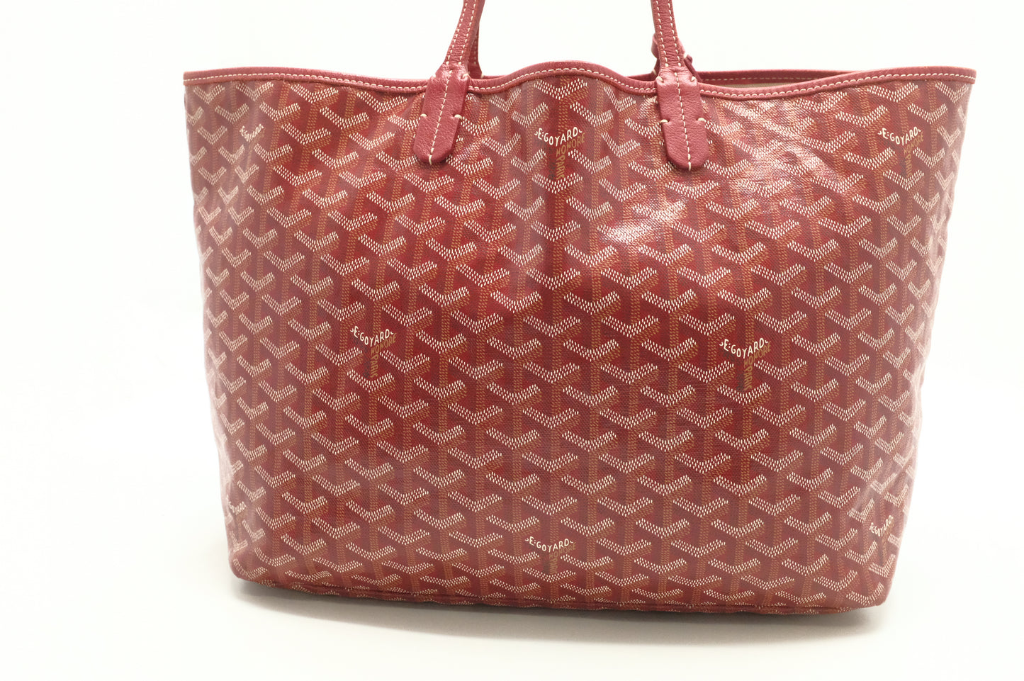 Goyard Saint Louis PM in Red Goyardine Canvas