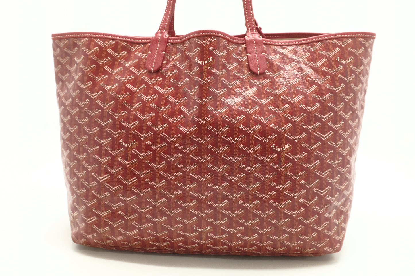 Goyard Saint Louis PM in Red Goyardine Canvas