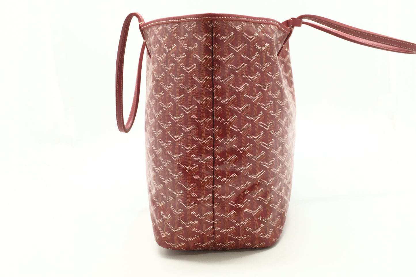 Goyard Saint Louis PM in Red Goyardine Canvas