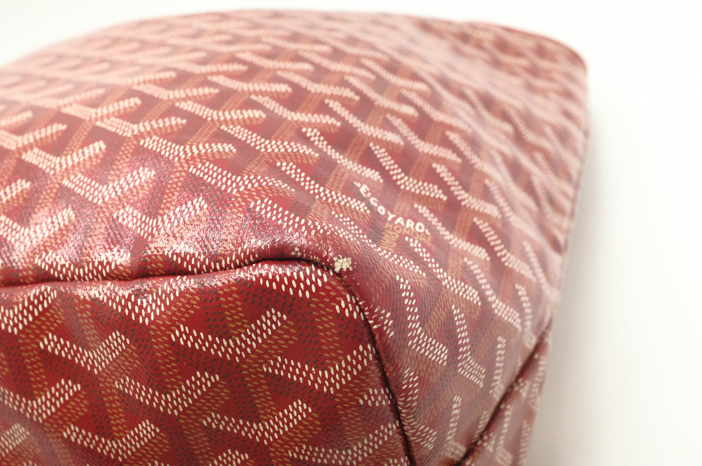 Goyard Saint Louis PM in Red Goyardine Canvas