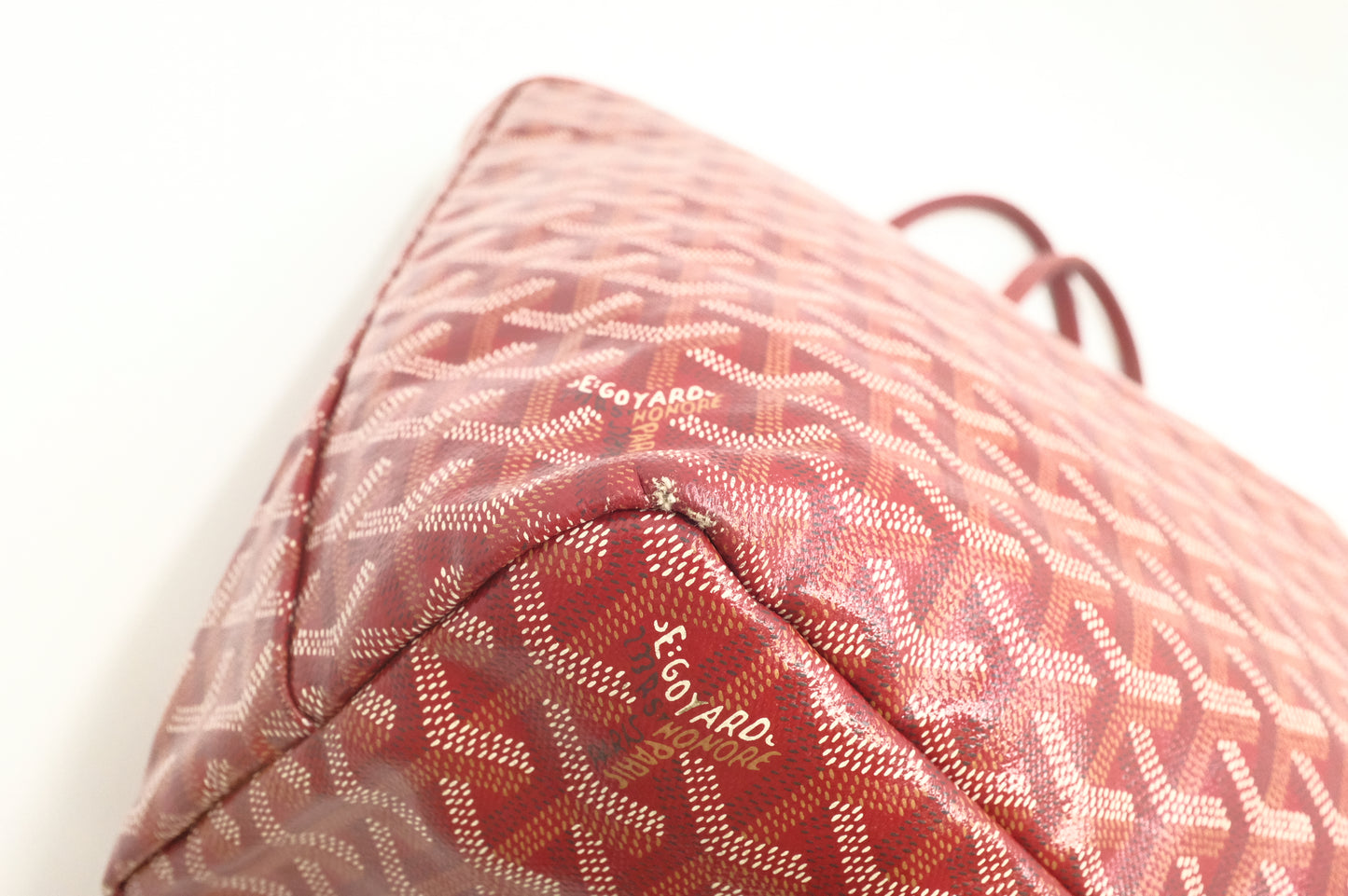 Goyard Saint Louis PM in Red Goyardine Canvas