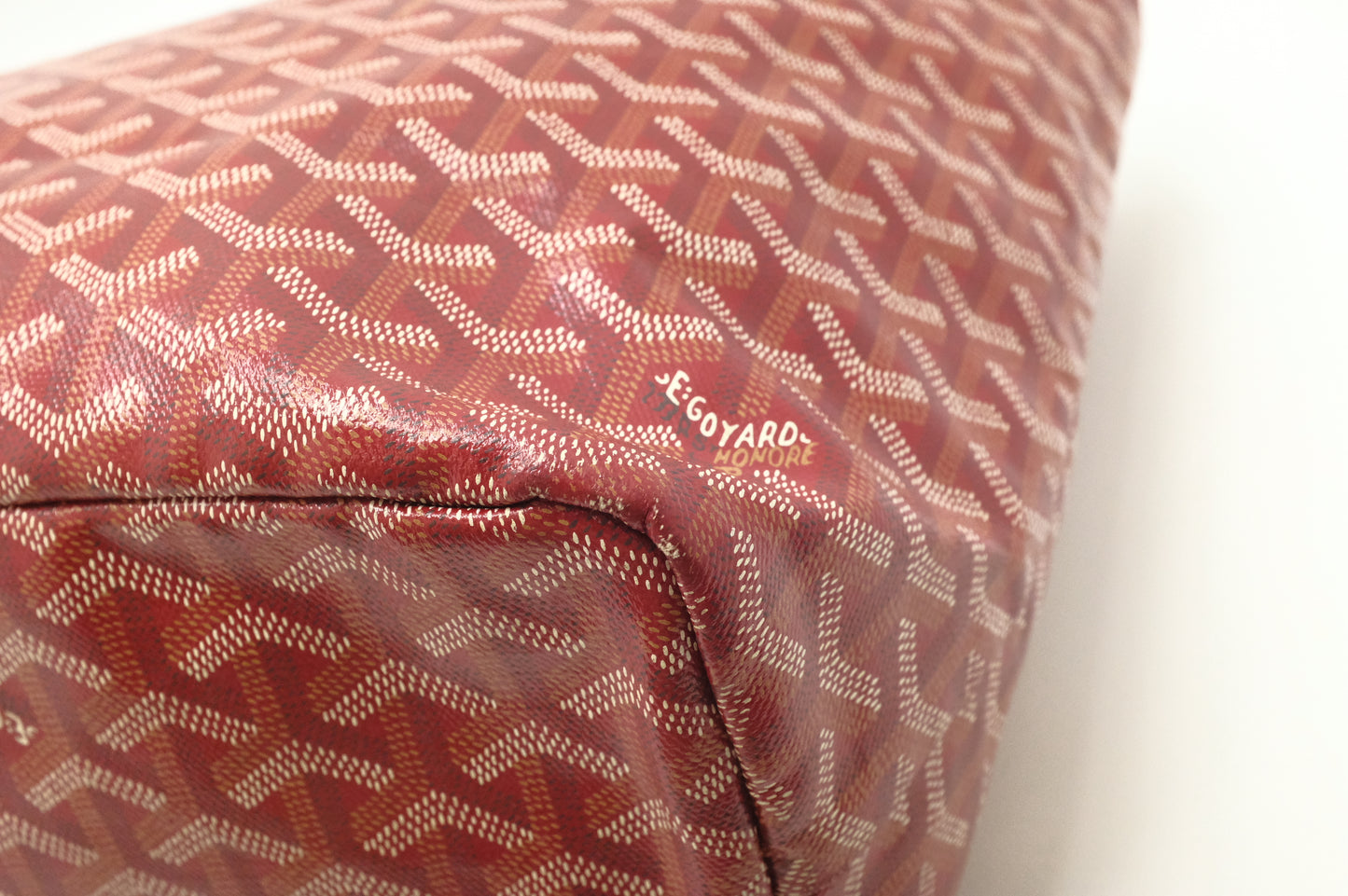 Goyard Saint Louis PM in Red Goyardine Canvas
