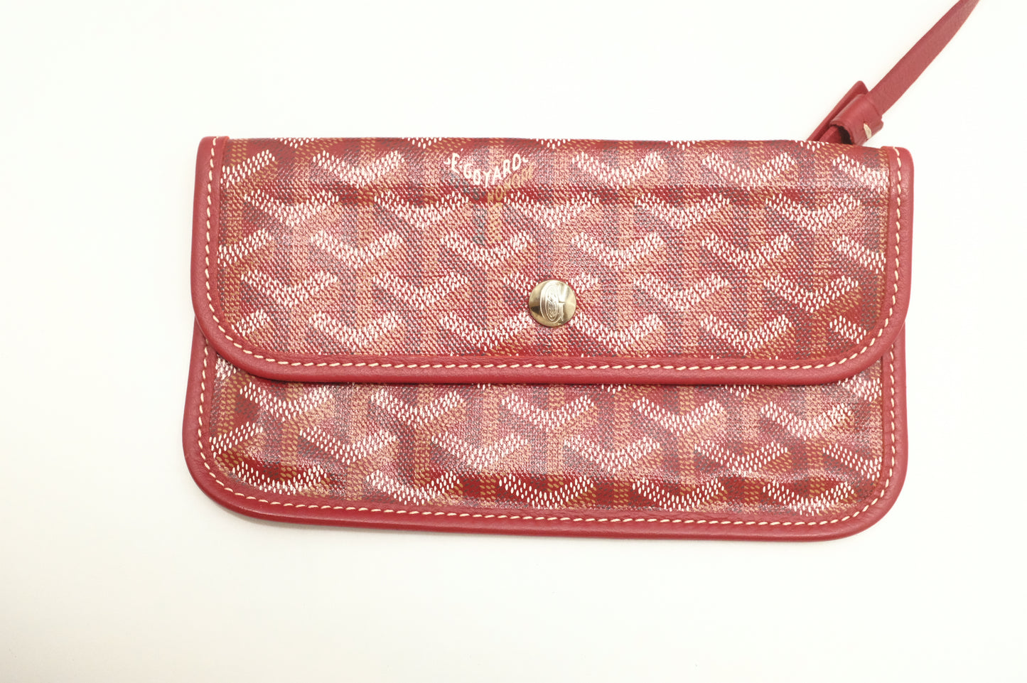 Goyard Saint Louis PM in Red Goyardine Canvas