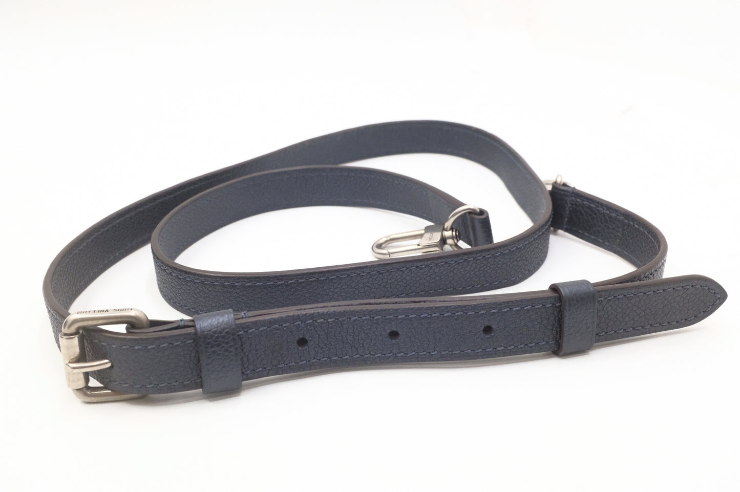 Louis Vuitton Speedy 25 Bandouliere in Metallic Navy Blue Empreinte Leather
