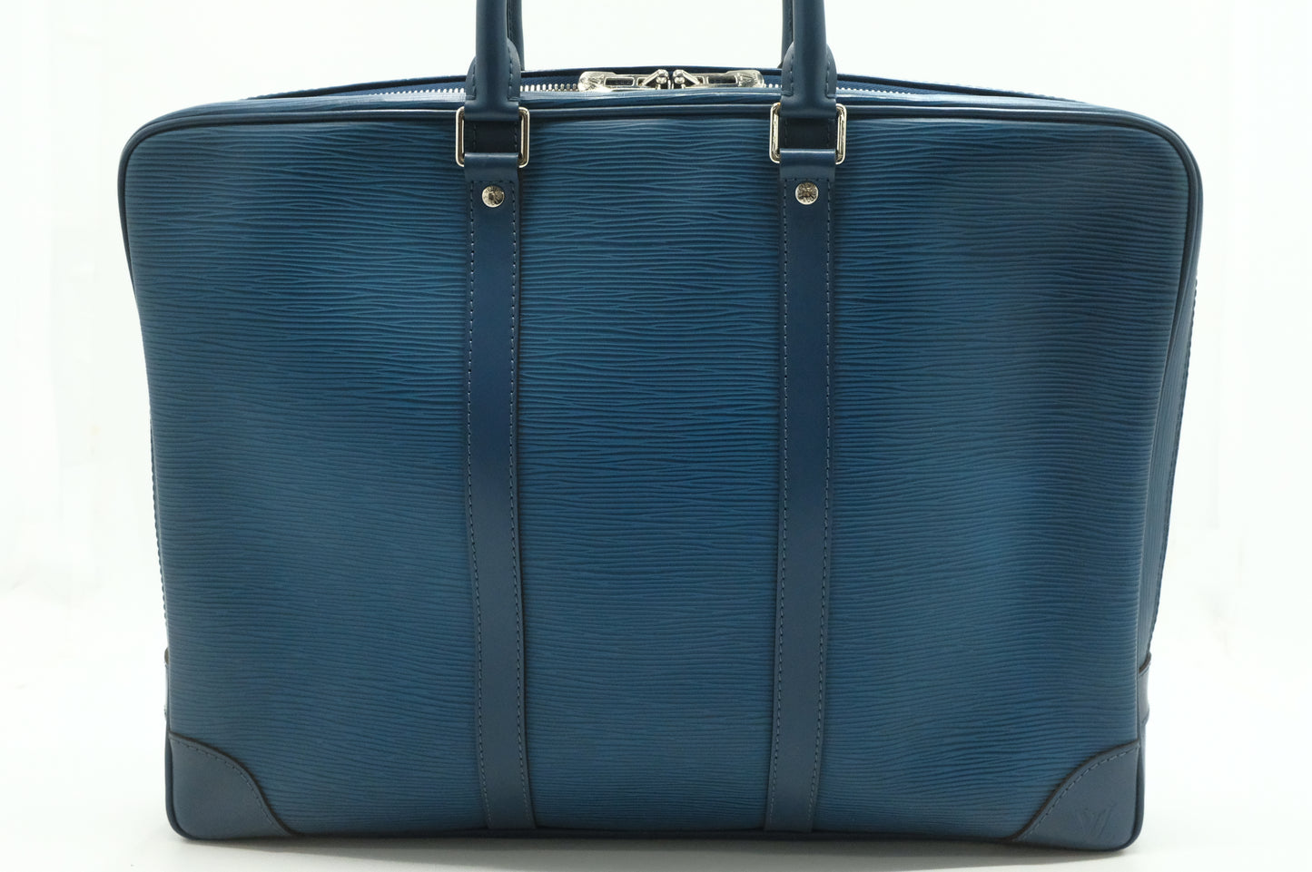 Louis Vuitton Poche Document in Blue Epi Leather