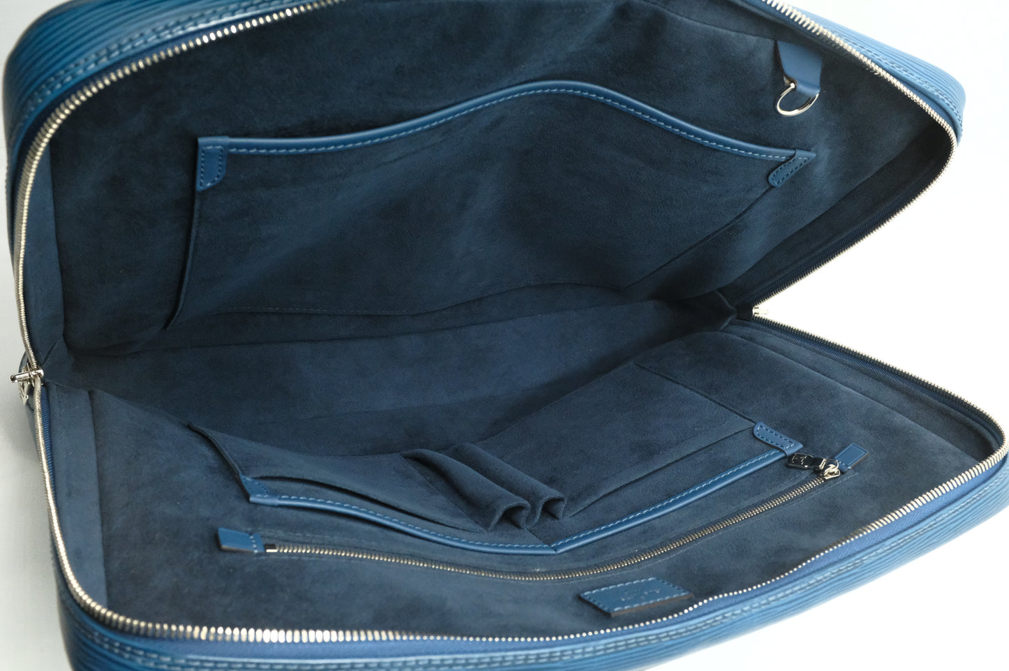 Louis Vuitton Poche Document in Blue Epi Leather