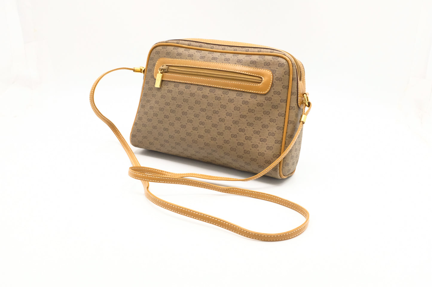 Gucci Crossbody in Beige Micro GG Coated Canvas