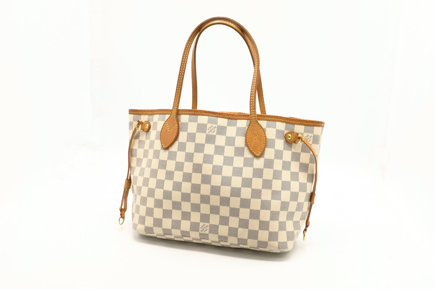 Louis Vuitton Neverfull PM in Damier Azur Canvas