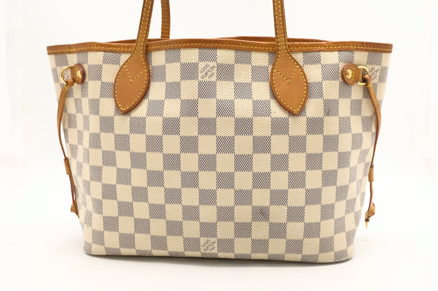 Louis Vuitton Neverfull PM in Damier Azur Canvas