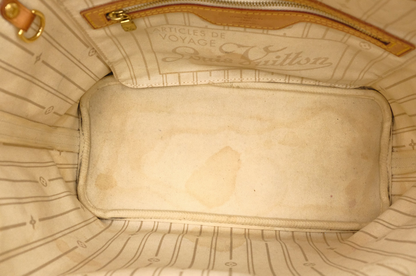 Louis Vuitton Neverfull PM in Damier Azur Canvas