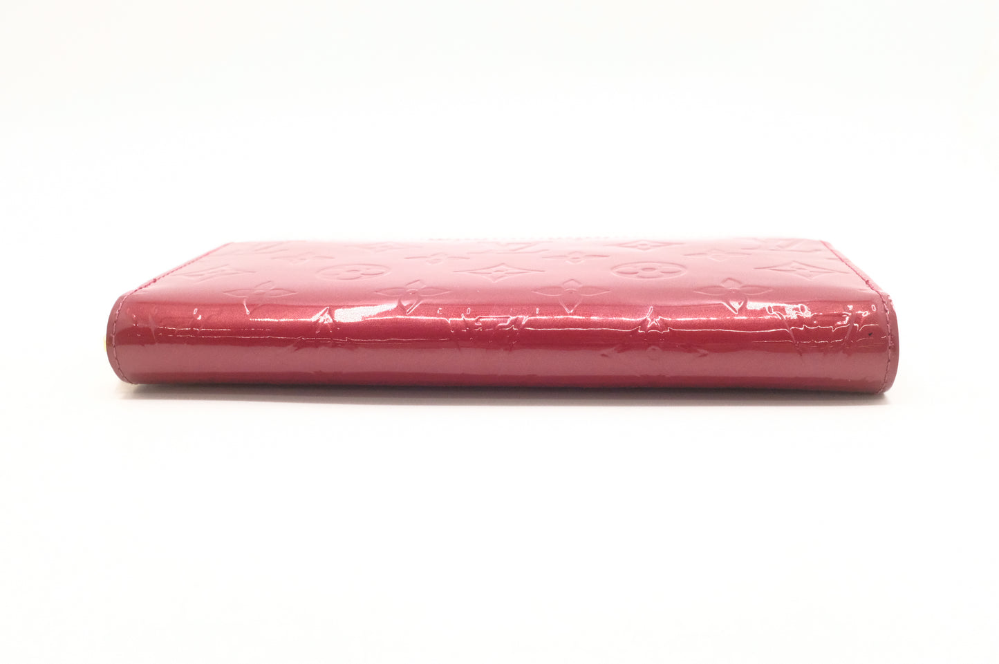 Louis Vuitton Zippy Long Wallet in Red Vernis Leather