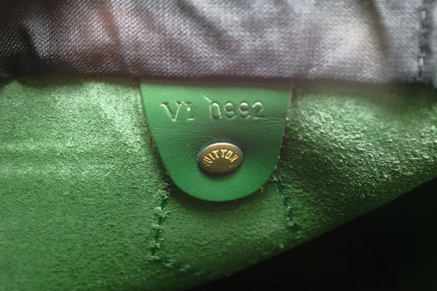 Louis Vuitton Speedy 25 in Green Epi Leather