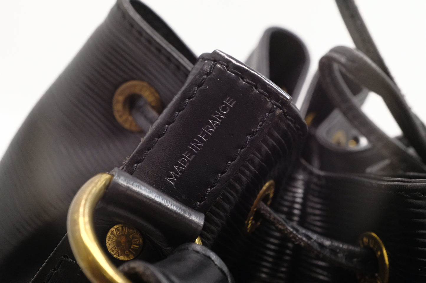 Louis Vuitton Petit Noe in Black Epi Leather