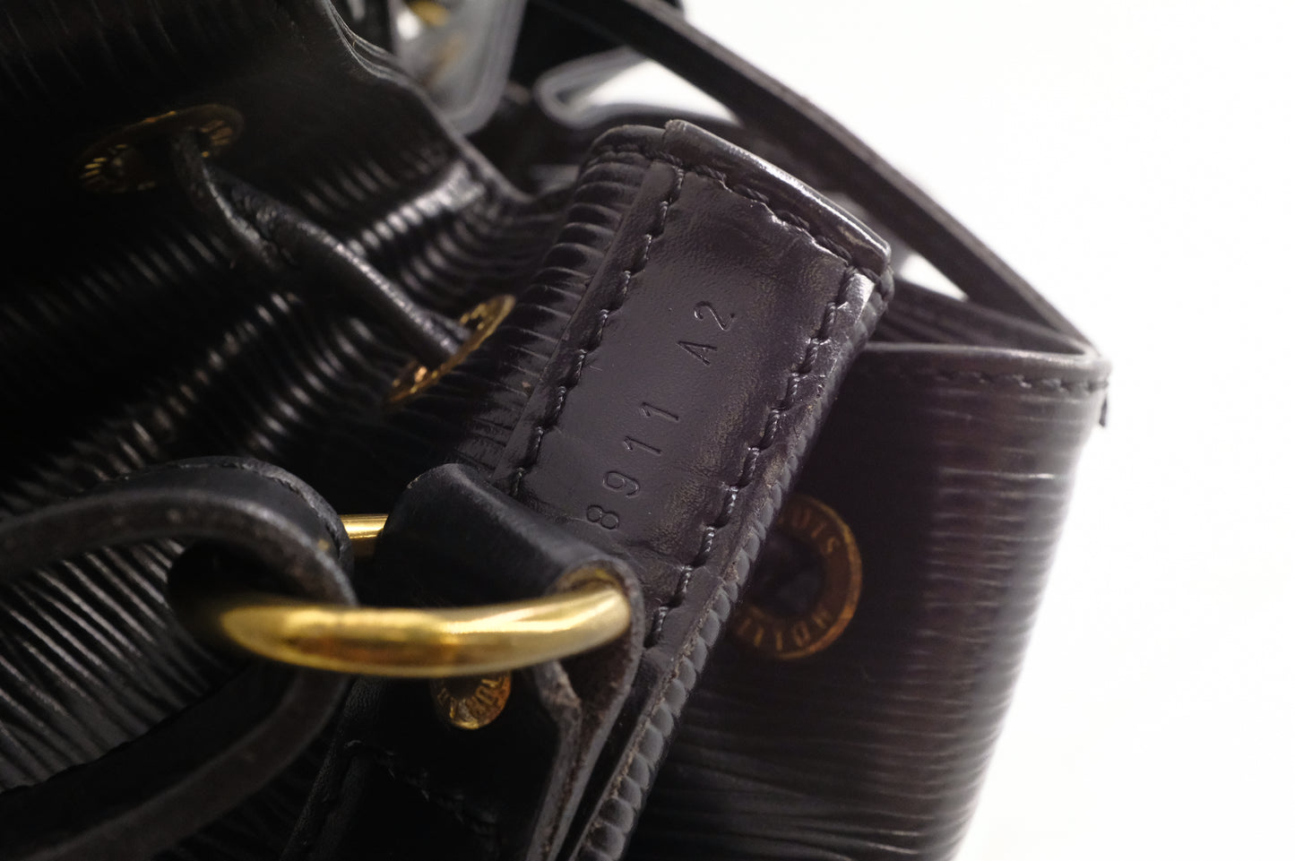Louis Vuitton Petit Noe in Black Epi Leather