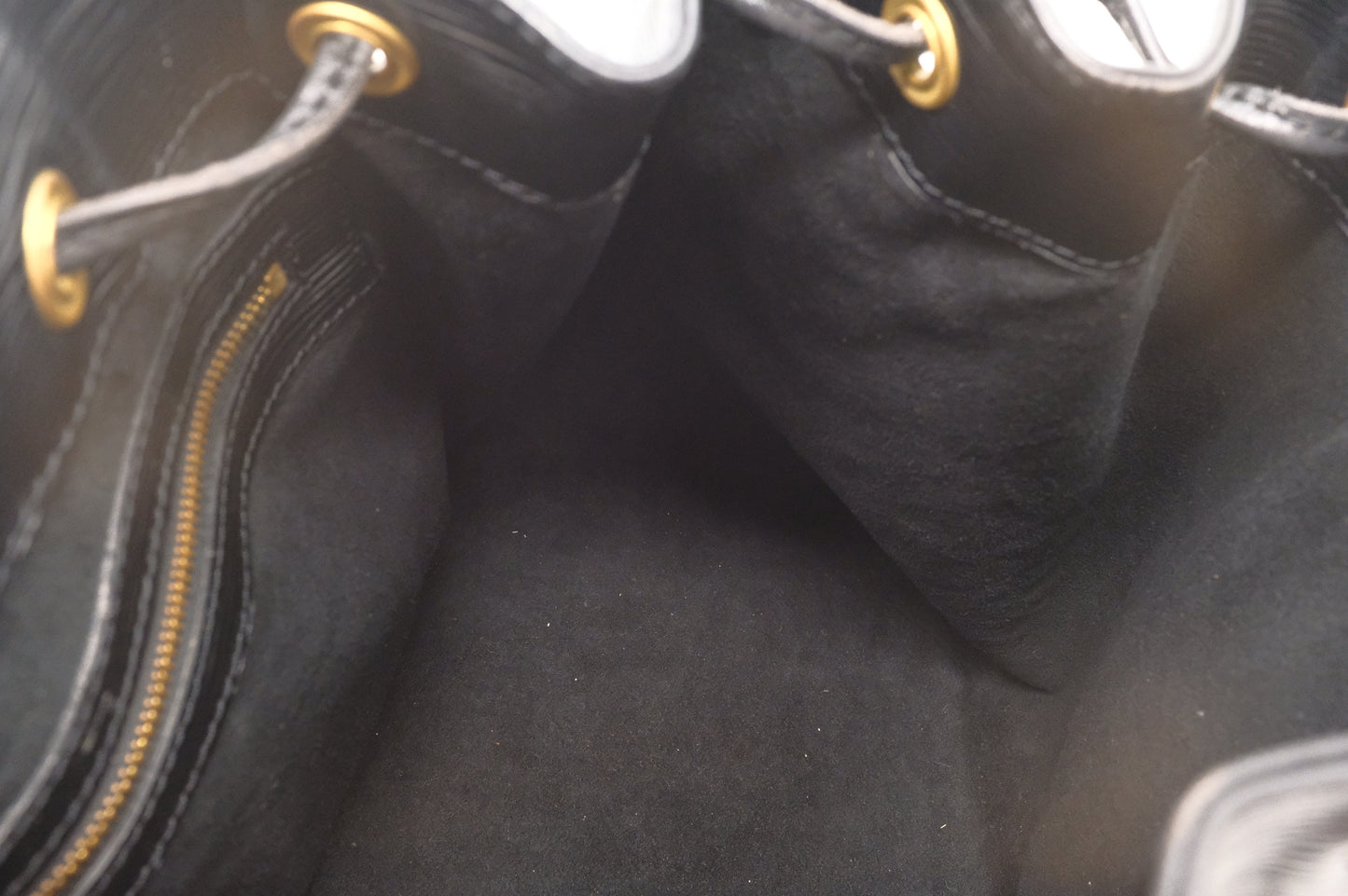 Louis Vuitton Petit Noe in Black Epi Leather
