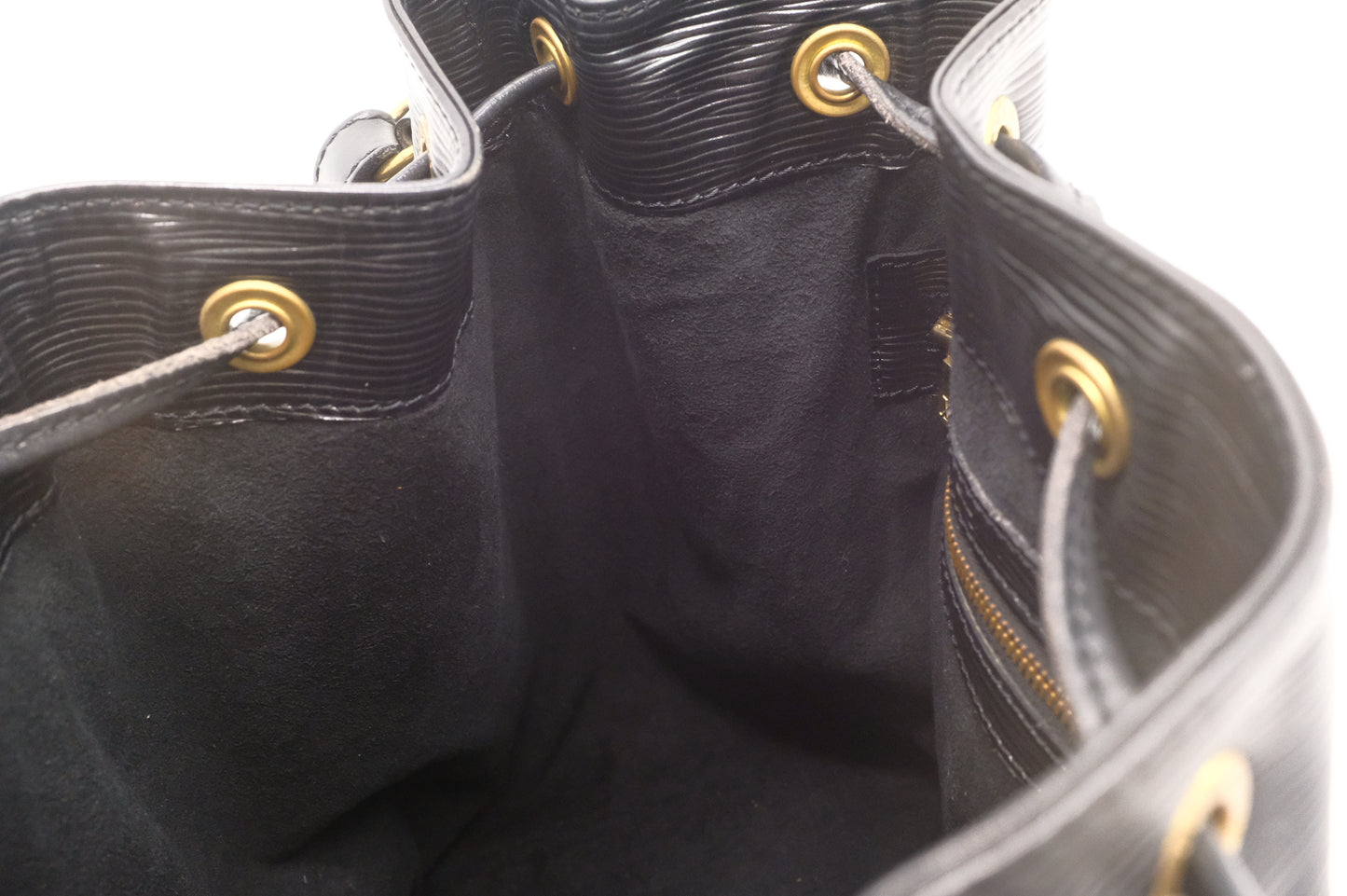 Louis Vuitton Petit Noe in Black Epi Leather