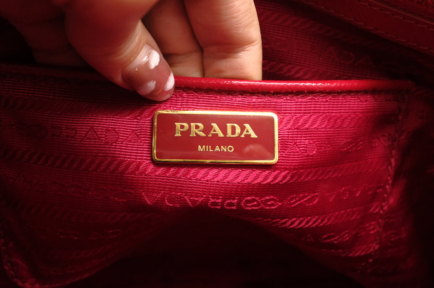 Prada Galleria in Red Saffiano Leather
