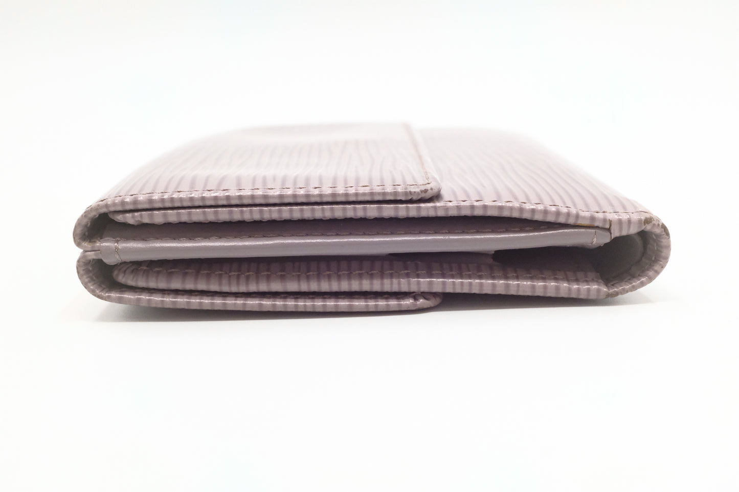 Louis Vuitton Elise Wallet in Lilac Epi Leather