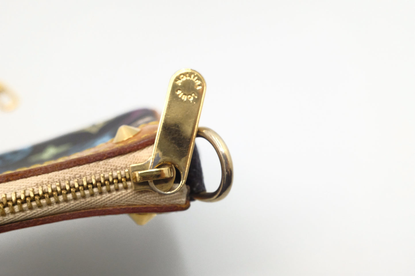 Louis Vuitton Pochette Accessoires in Black Multicolor Monogram Canvas