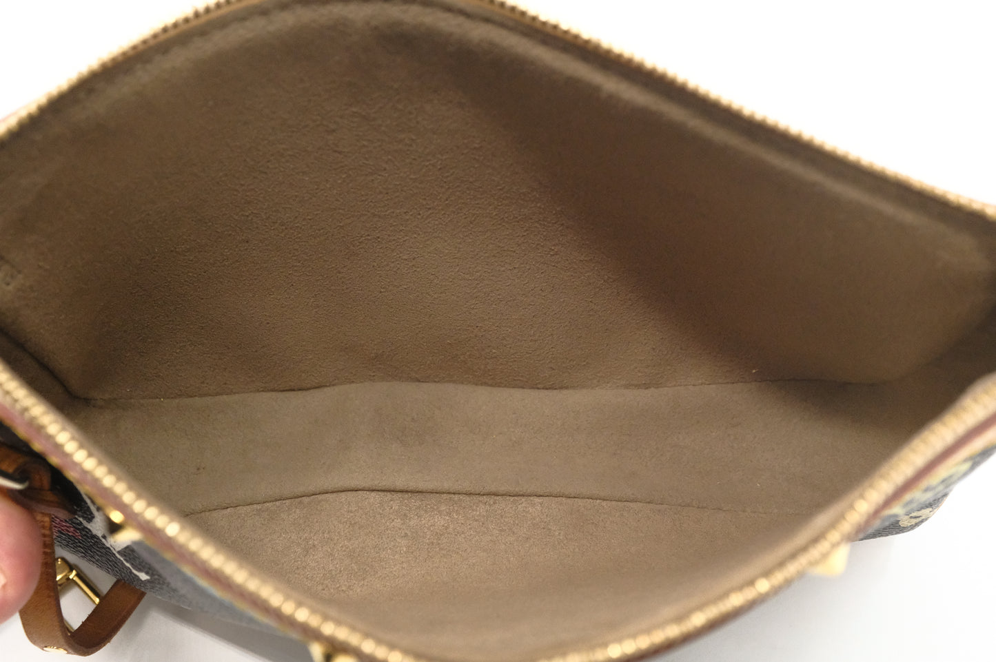Louis Vuitton Pochette Accessoires in Black Multicolor Monogram Canvas