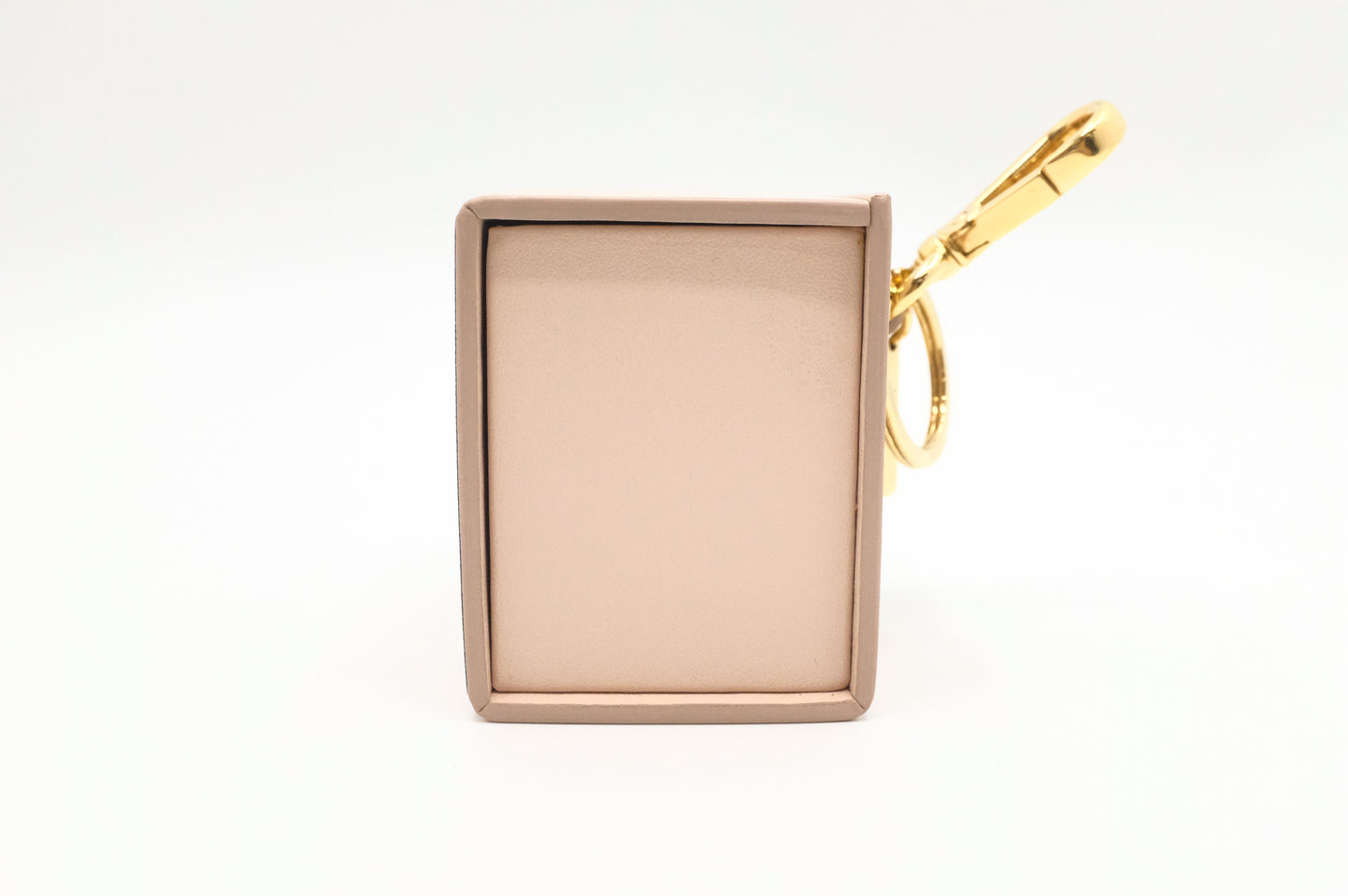 Fendi Box Charm in Light Pink Leather