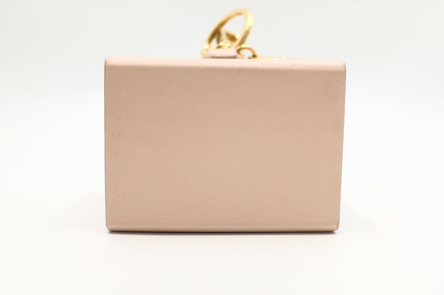 Fendi Box Charm in Light Pink Leather