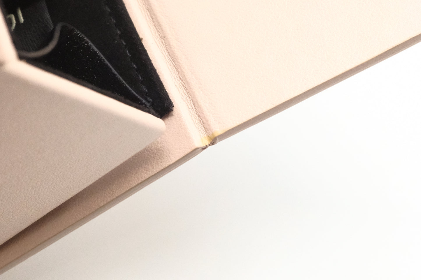 Fendi Box Charm in Light Pink Leather