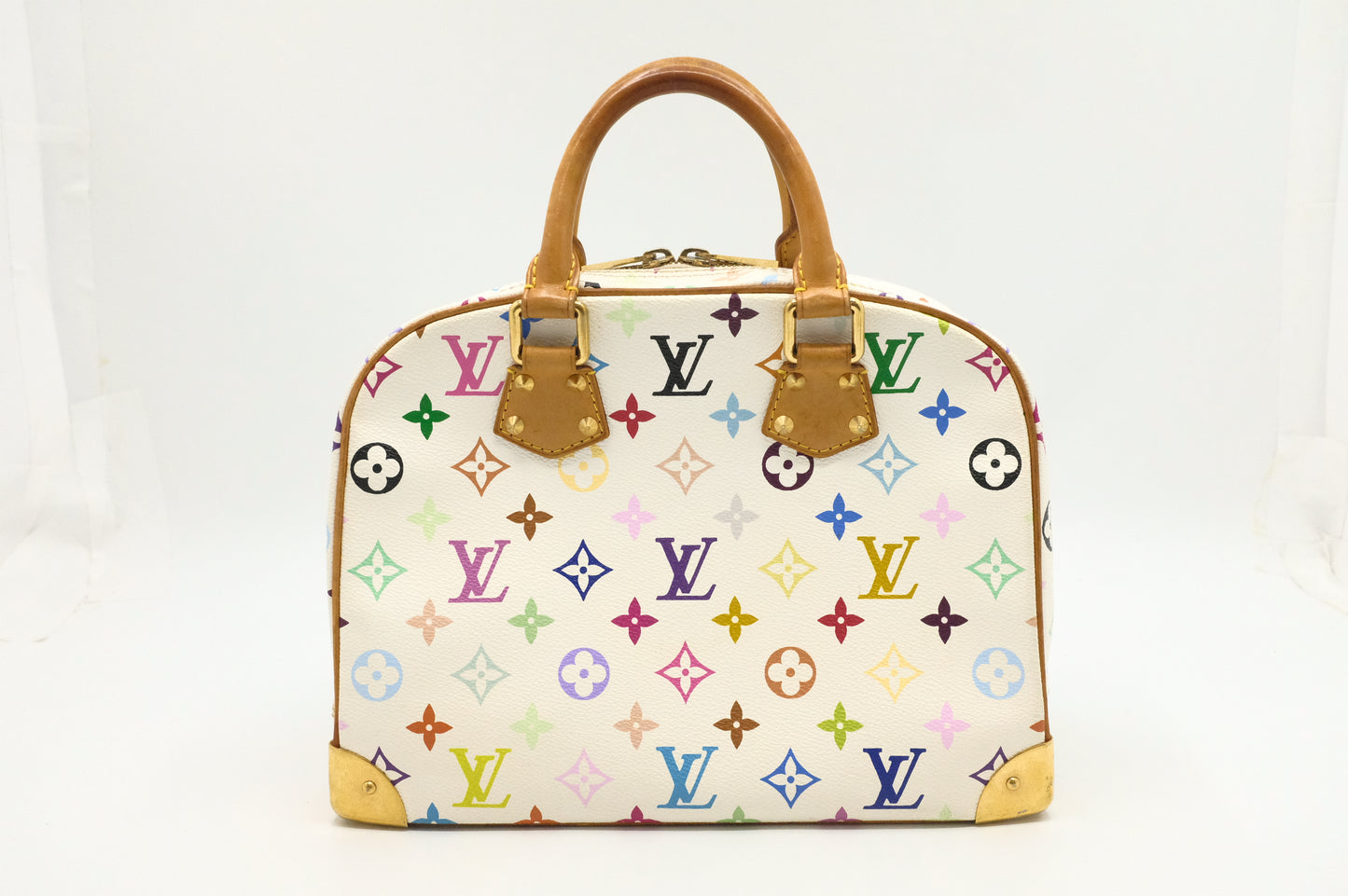 Louis Vuitton Trouville in White Multicolor Canvas