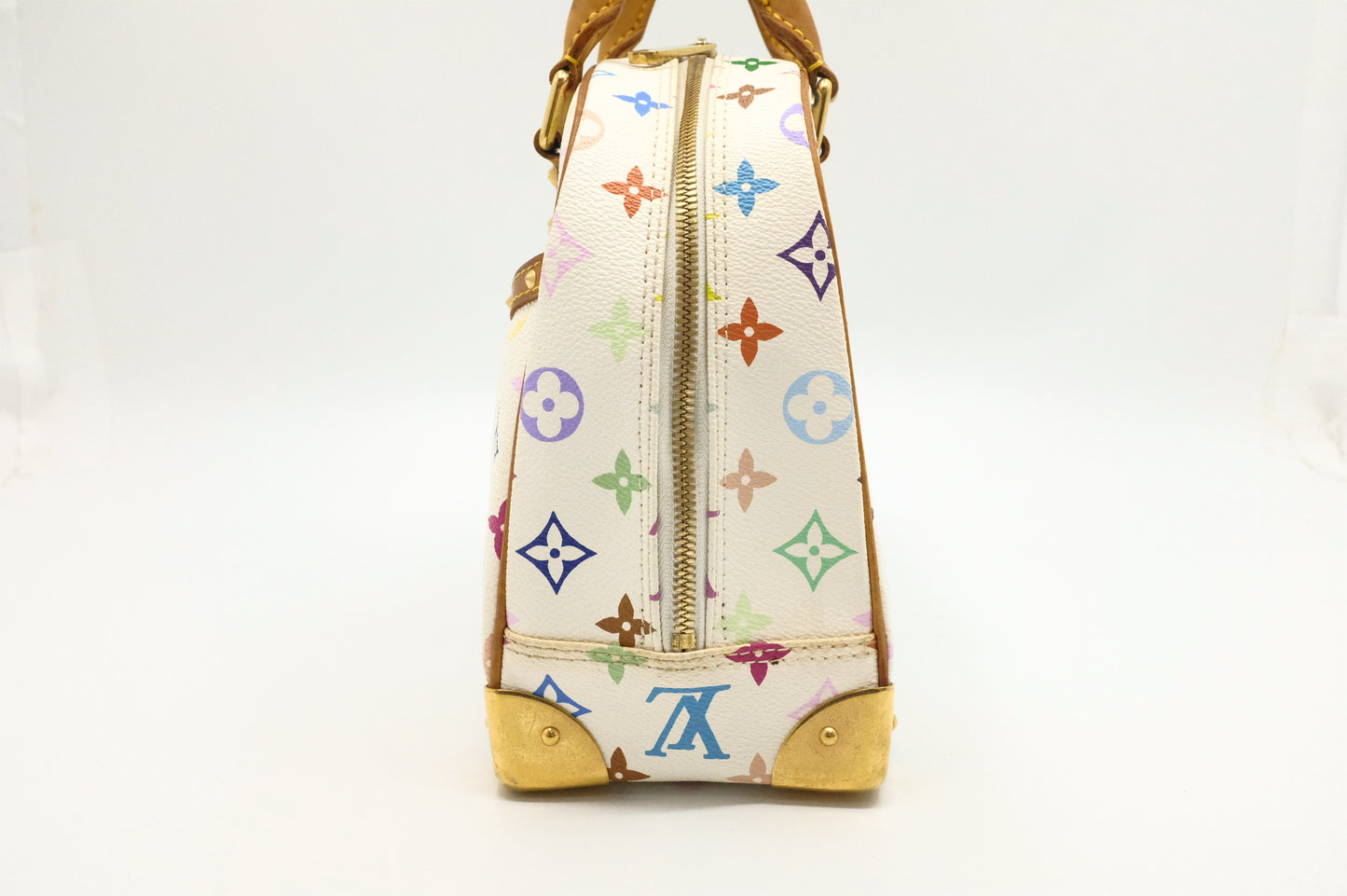 Louis Vuitton Trouville in White Multicolor Canvas