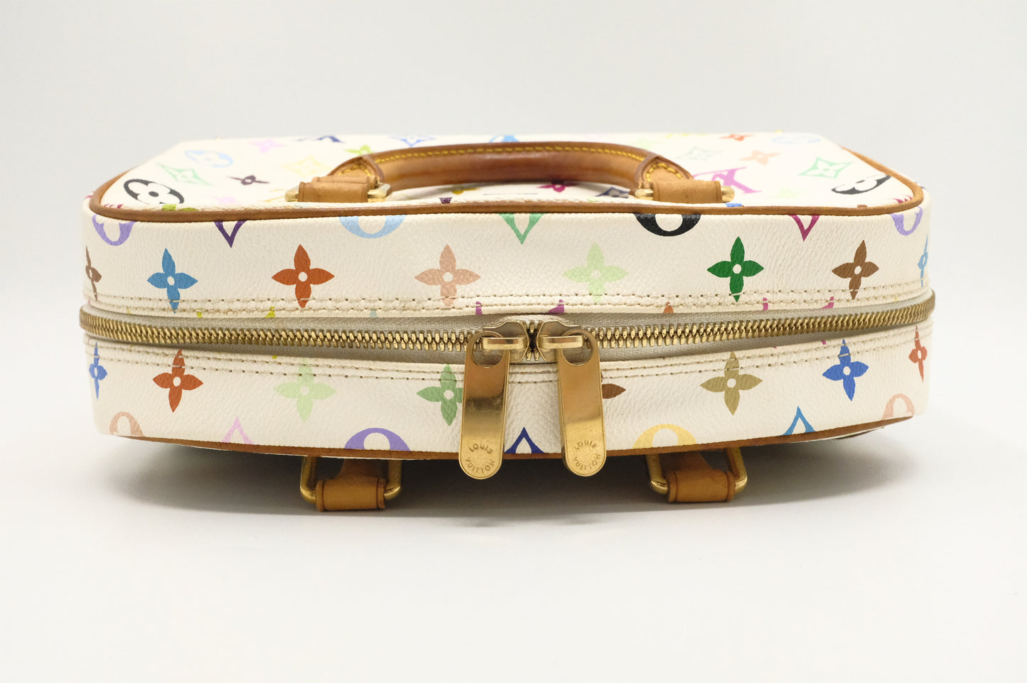 Louis Vuitton Trouville in White Multicolor Canvas
