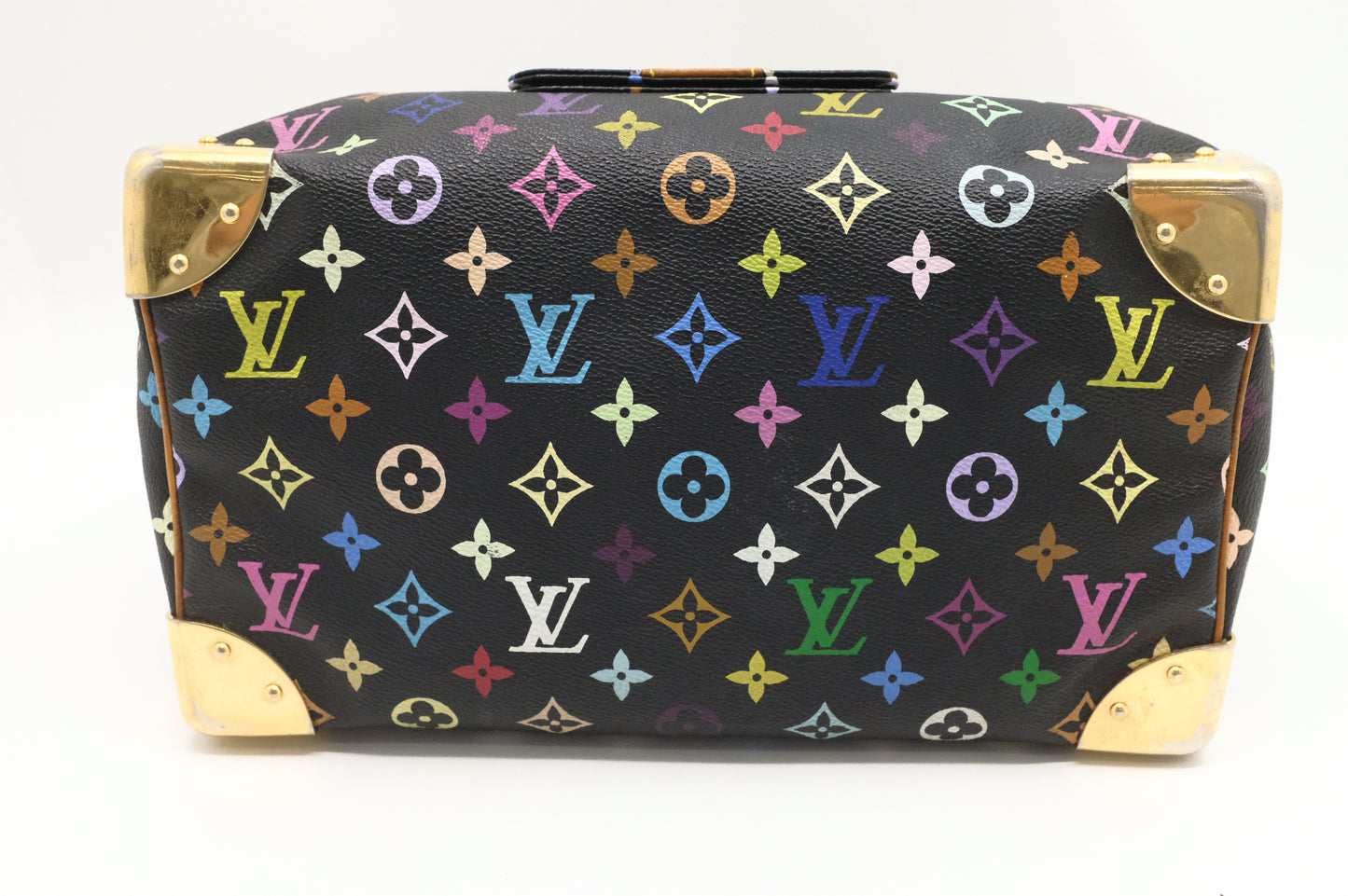 Louis Vuitton Speedy 30 in Black Multicolor Monogram Canvas