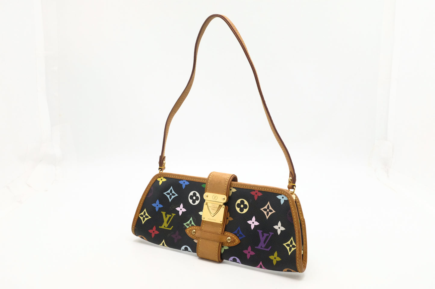 Louis Vuitton Shirley in Black Multicolor Canvas