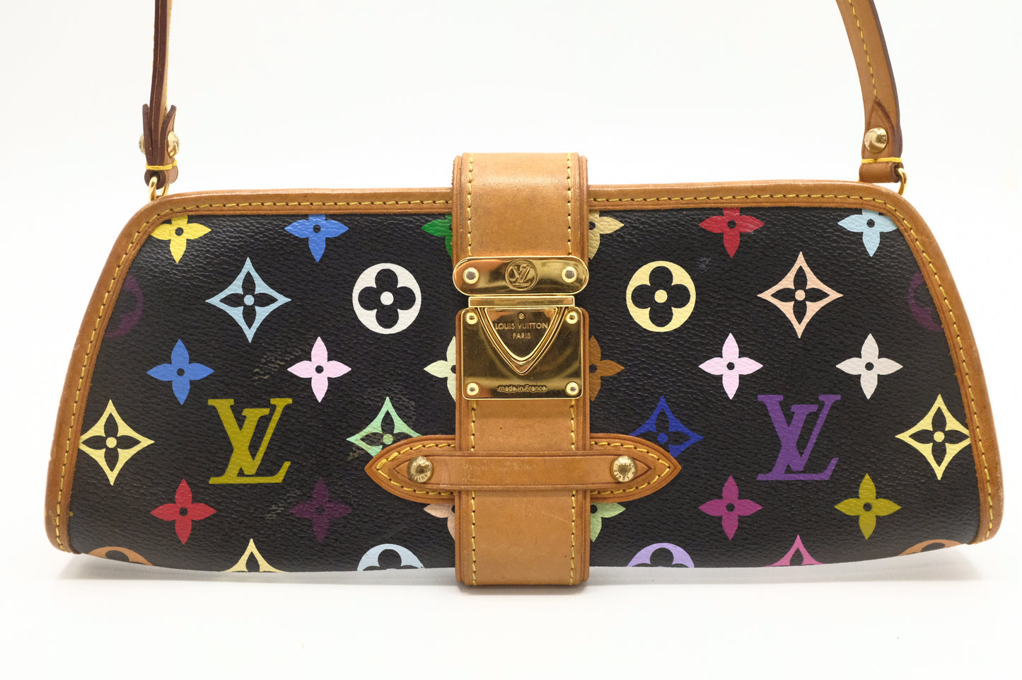 Louis Vuitton Shirley in Black Multicolor Canvas