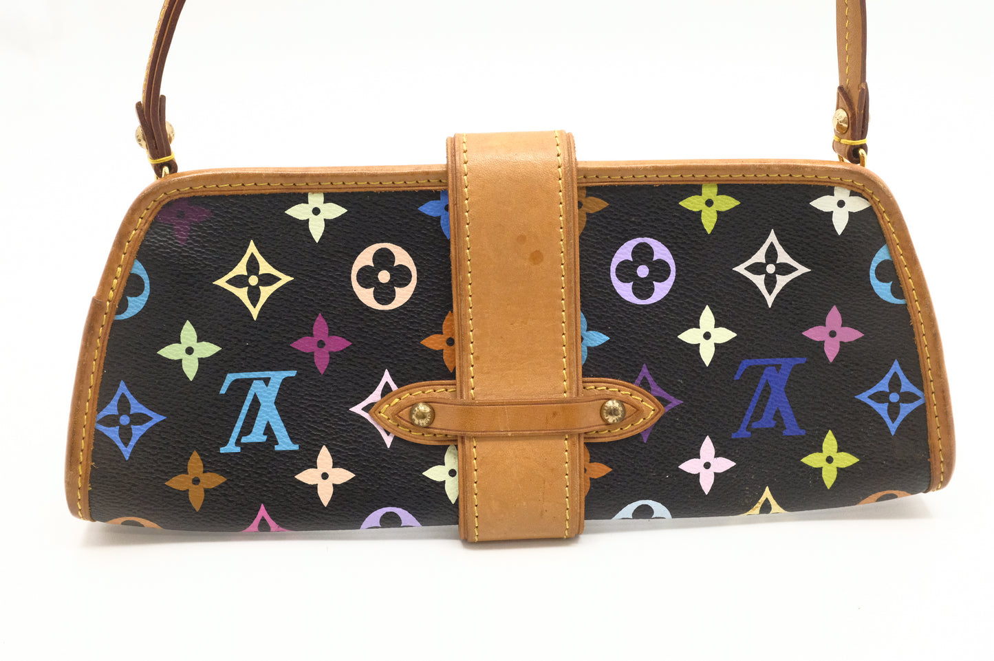 Louis Vuitton Shirley in Black Multicolor Canvas
