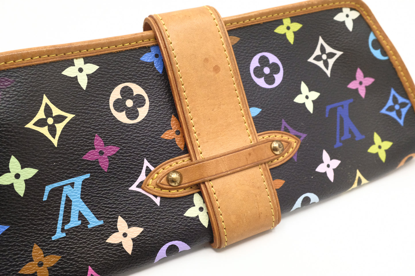 Louis Vuitton Shirley in Black Multicolor Canvas