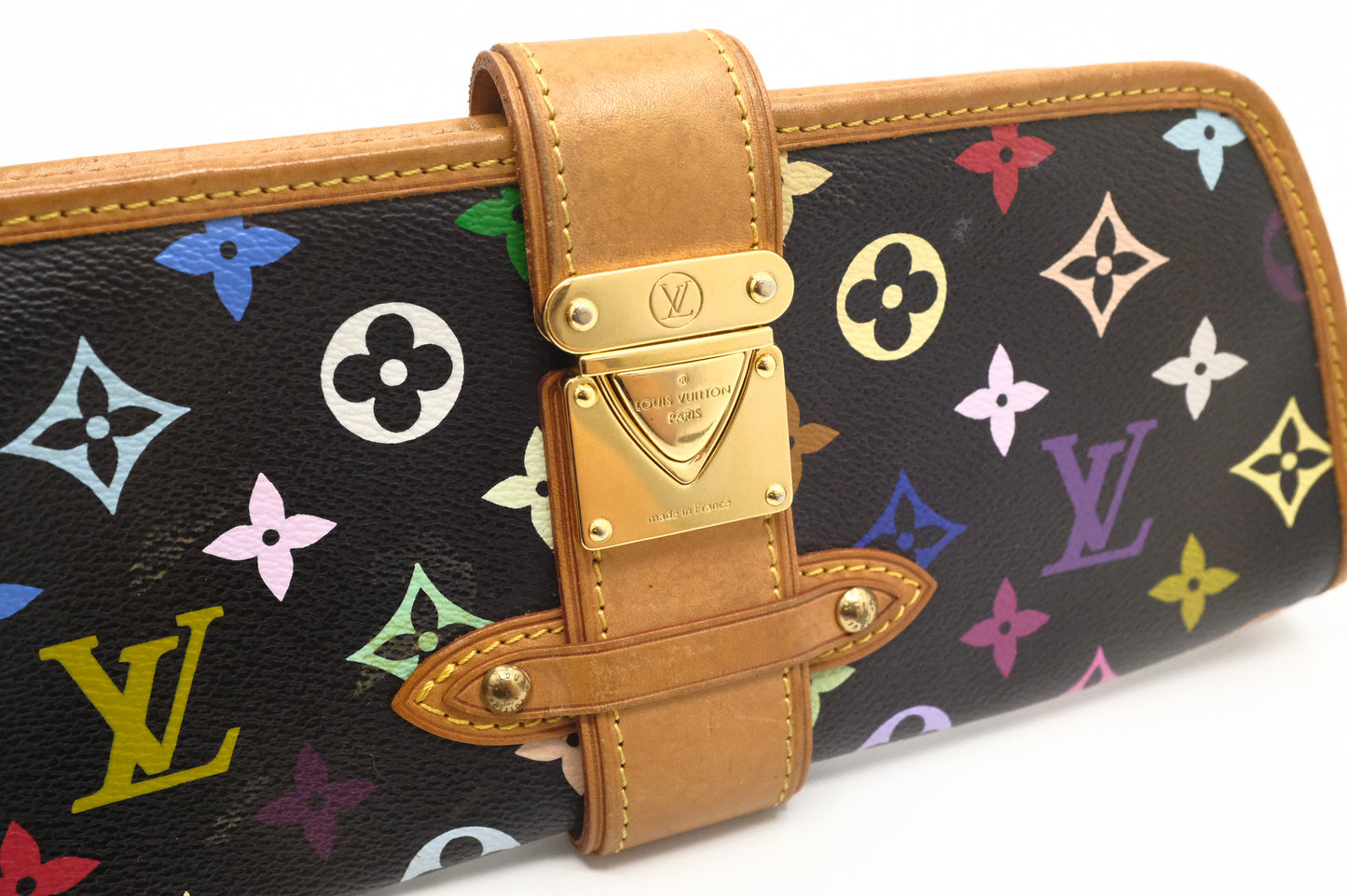 Louis Vuitton Shirley in Black Multicolor Canvas