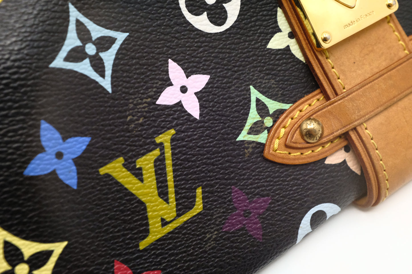 Louis Vuitton Shirley in Black Multicolor Canvas