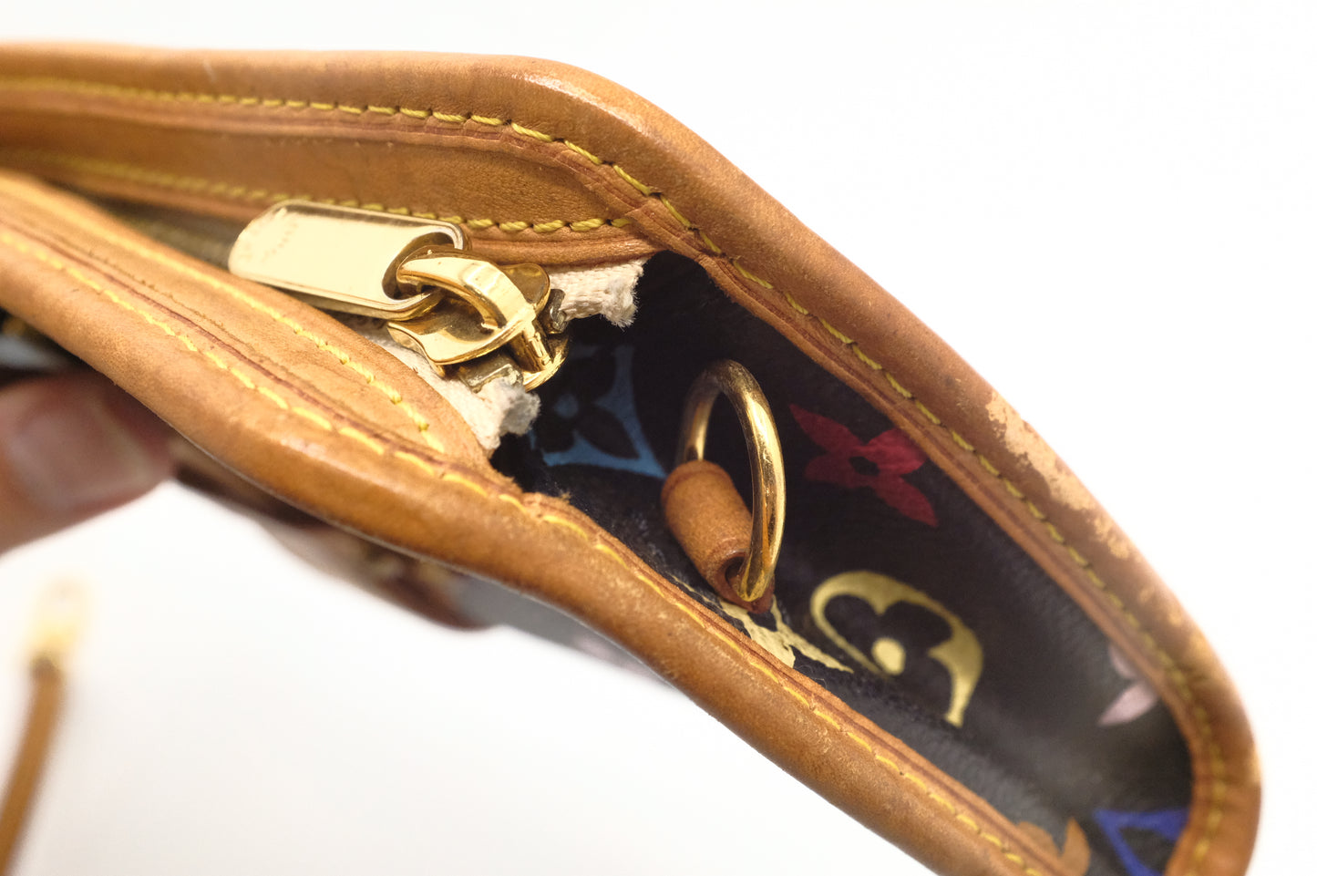 Louis Vuitton Shirley in Black Multicolor Canvas