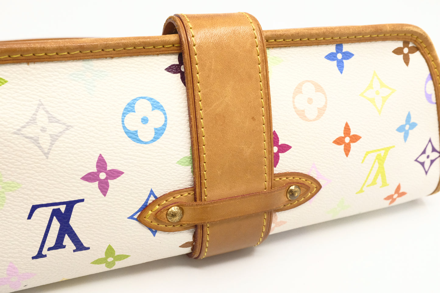 Louis Vuitton Shirley in White Multicolor Canvas