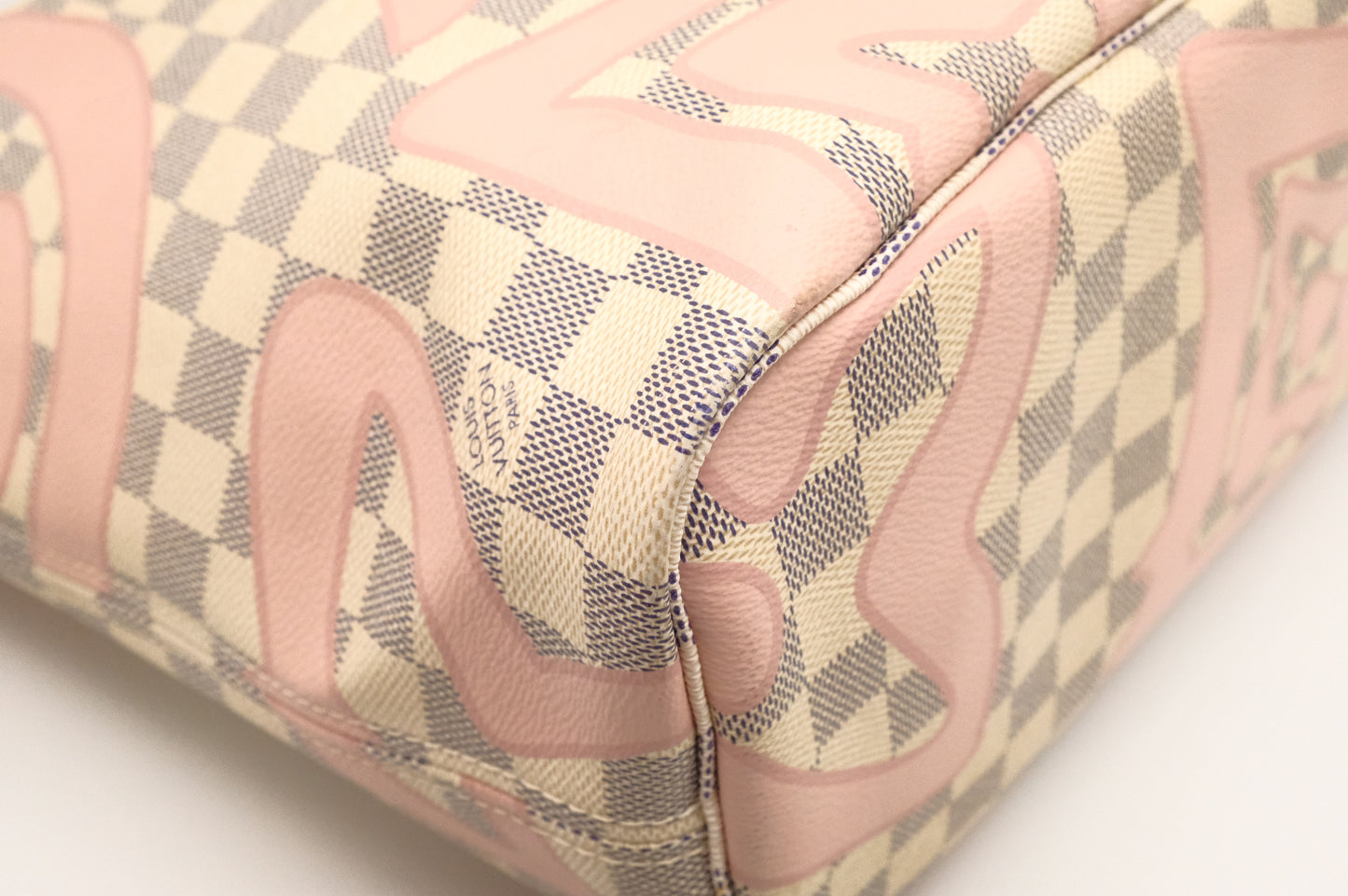 Louis Vuitton Neverfull MM in Tahitienne Damier Azur Canvas