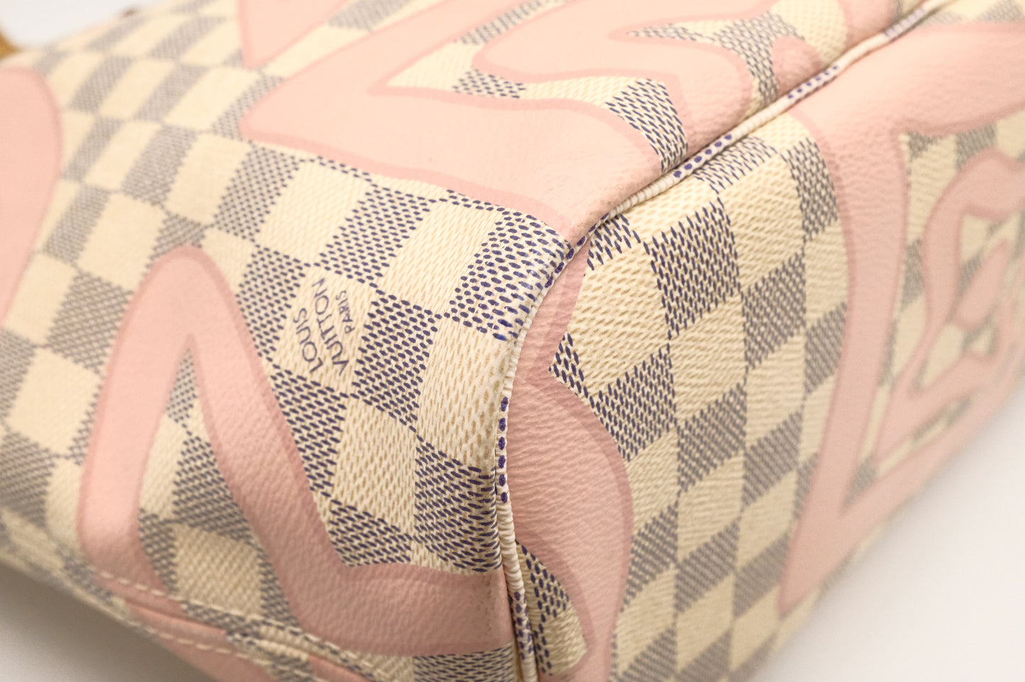 Louis Vuitton Neverfull MM in Tahitienne Damier Azur Canvas