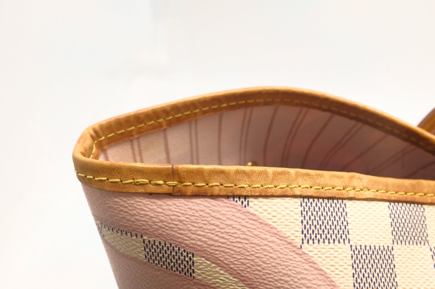 Louis Vuitton Neverfull MM in Tahitienne Damier Azur Canvas