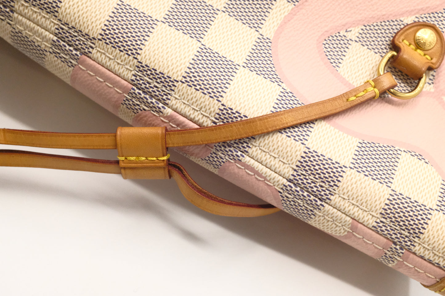Louis Vuitton Neverfull MM in Tahitienne Damier Azur Canvas