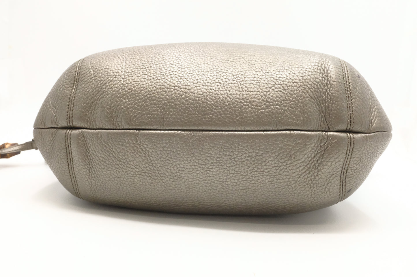 Gucci Techno Horsebit Hobo Bag in Silver Leather