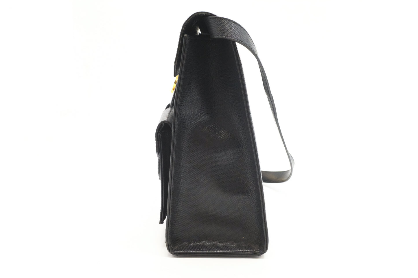 YSL Saint Laurent Shoulder Bag in Black Leather